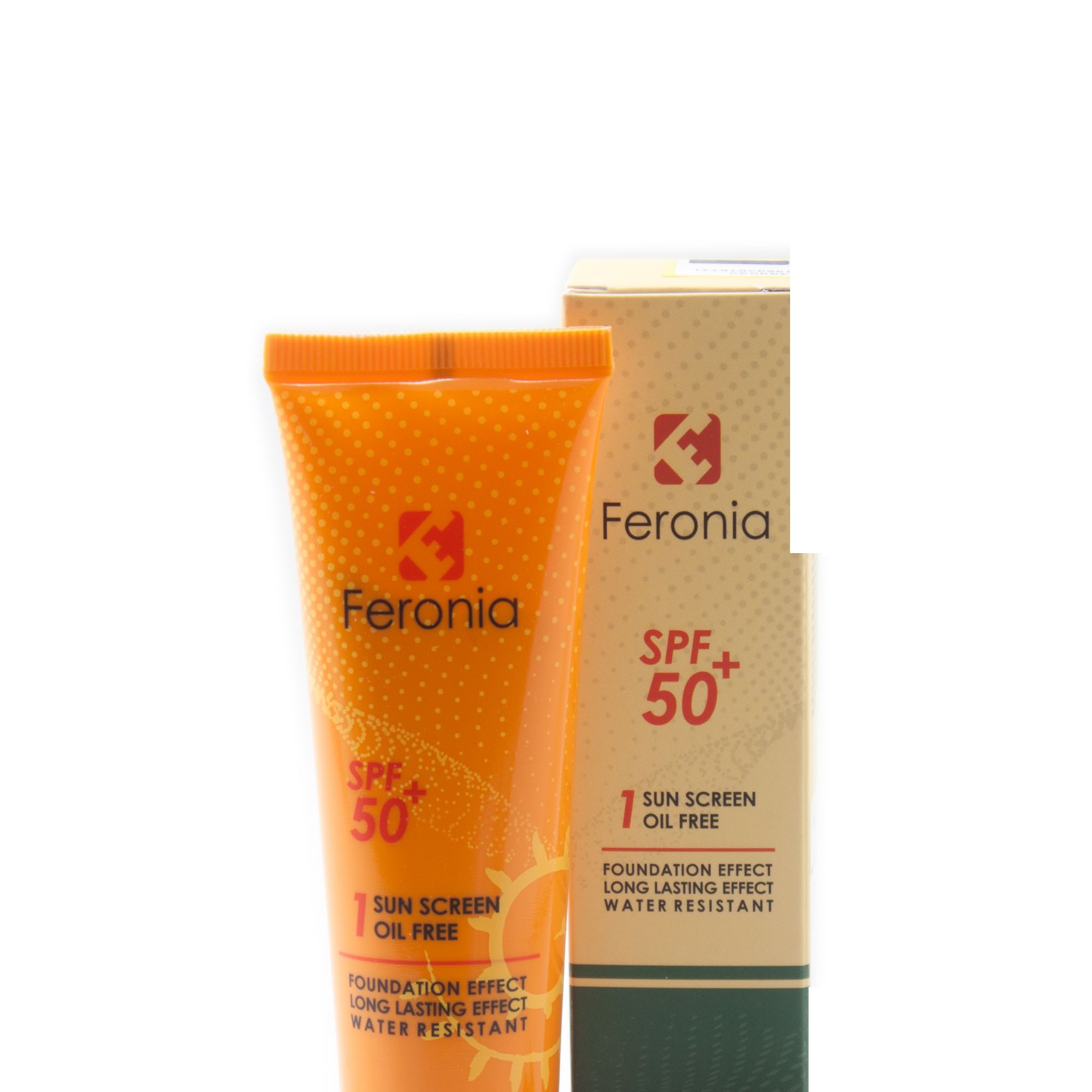 کرم ضد آفتاب فاقد چربی SPF50 بژ روشن فرونیا